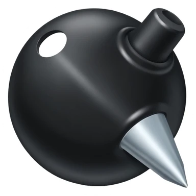 classic black bullet point sticker