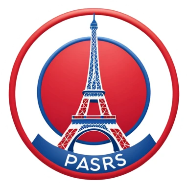 create a PSG Club logo emoji sticker
