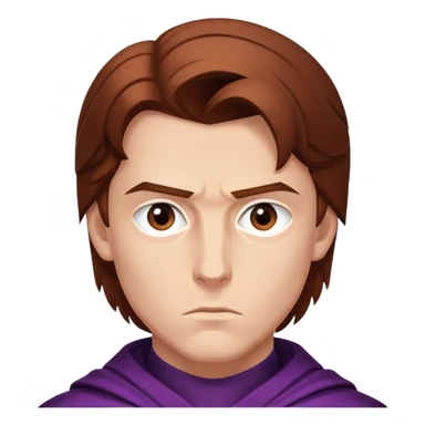 Young Erik Lehnsherr with brown hair, serious expression, before becoming Magneto sticker