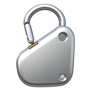 Locking carabiner sticker