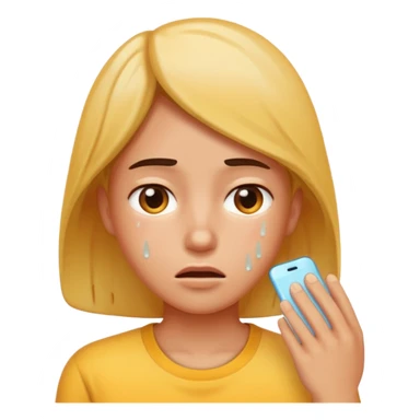 Sweating and tired  sticker