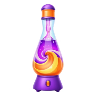 Lava lamp sticker