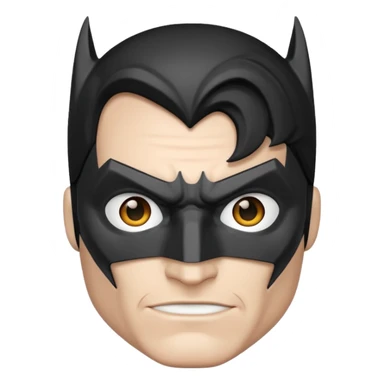 batman white sticker