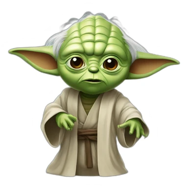 yoda malade sticker