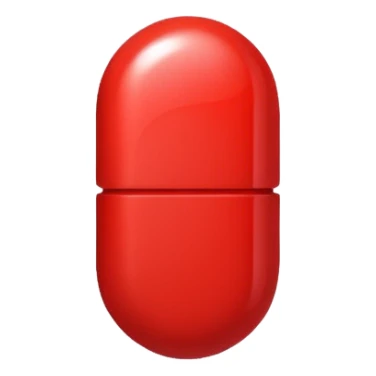 A Case in red Pill sticker