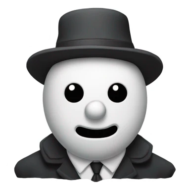 A snowman that’s in the mafia. sticker