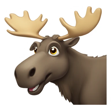 Derpy Moose  sticker