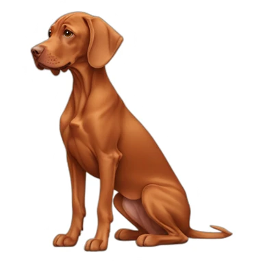 hungarian vizsla sticker