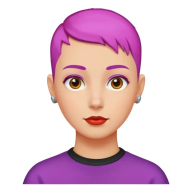 Buzzcut Colored sticker