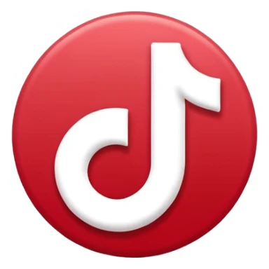 Tik tok logo normal sticker
