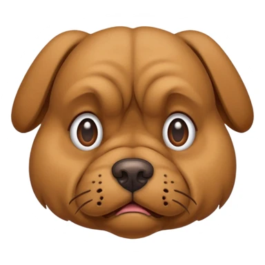 Dog disgusted  sticker