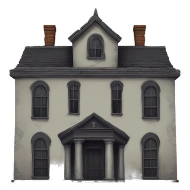 Nevermore Academy. Haunted Addams house. Dilapidated  sticker