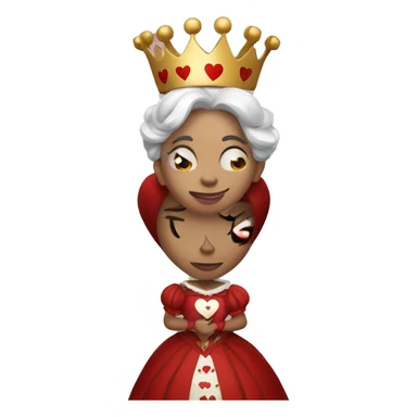 Queen of Hearts sticker