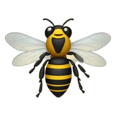 buzzing bee sticker
