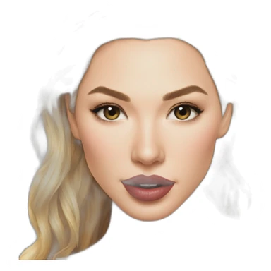 katheryn winnick gal gadot kiss sticker