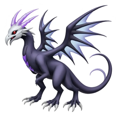 Lunala-Darkrai-Palkia-Fakémon-hybrid-creature (full body)  sticker