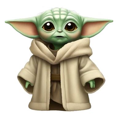 Star wars baby yoda sticker