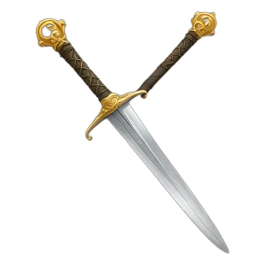 ornamented rapier sticker
