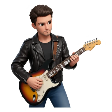 guitarist sticker