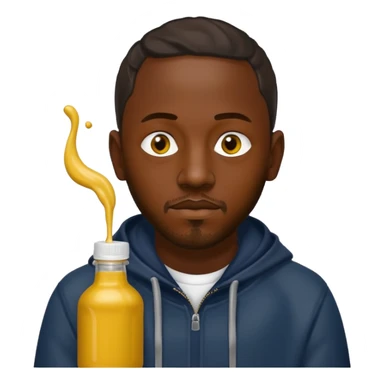 Kendrick lamar with mustard  sticker