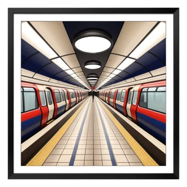 London underground sticker