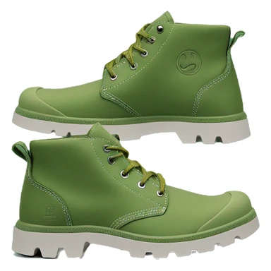 Original Palladium pampa Mens low Boot Green sticker