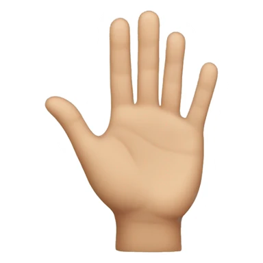 person with hand shape v sticker