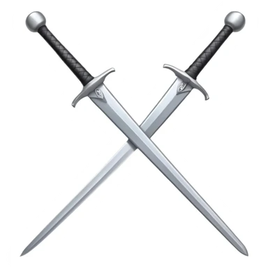 fencing sword sticker