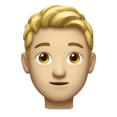 clever man thinking sticker