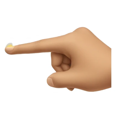 finger pointing to door sticker