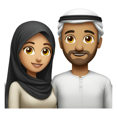 Arabic Couples sticker