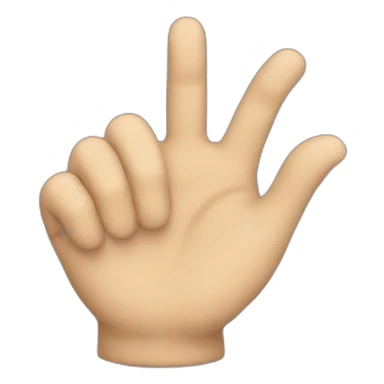 Italian hand sticker