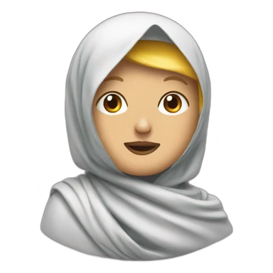 trump wearing a hijab sticker