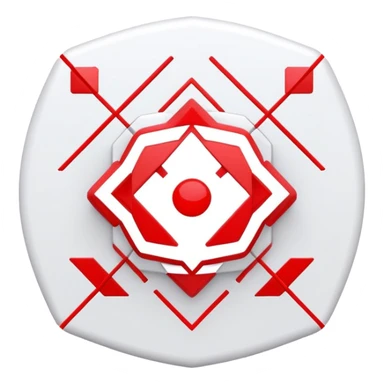  White And Red Cyber Aesthetic Deco sticker