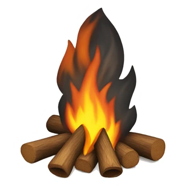 camp fire sticker