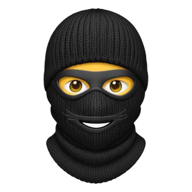 Skimask sticker