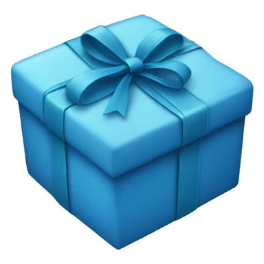 blue present for birthday  sticker