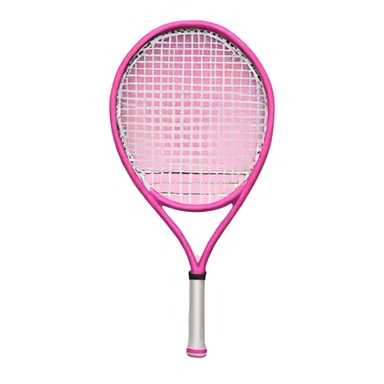 Pink tennis racket  sticker