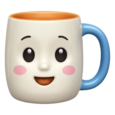 cute mug simple sticker