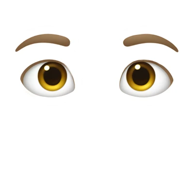 white out eyes sticker