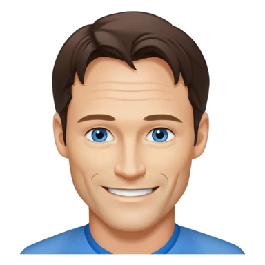 Stephen Moyer with blue eyes sticker