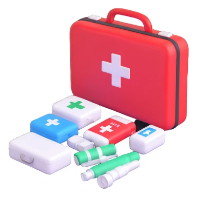 first aid kit sticker