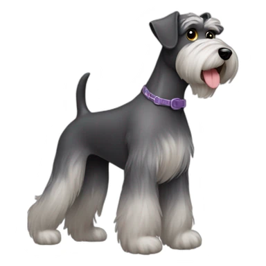 Schnauzer y un mini toys poodle sticker