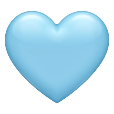 Light blu heart sticker