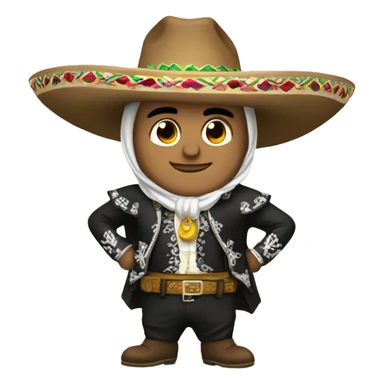 Charro echando colas  sticker