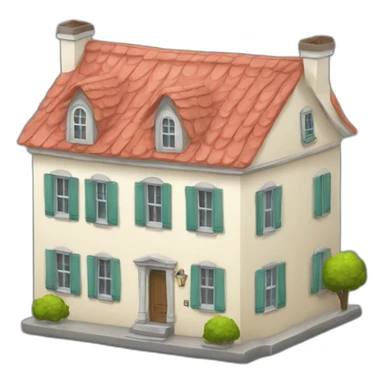 Maison dans voiture sticker