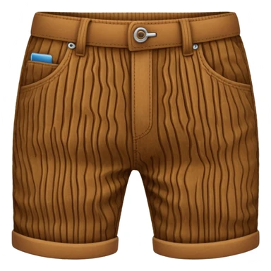 Patterned Corduroy texture ridges pants sticker