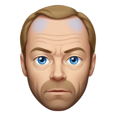 Hugo Weaving with blue eyes sticker