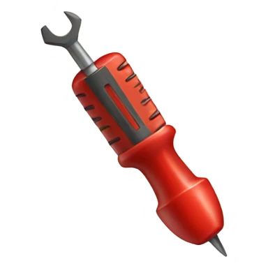red screwdriver sticker