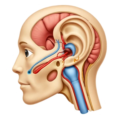 ear anatomy sticker